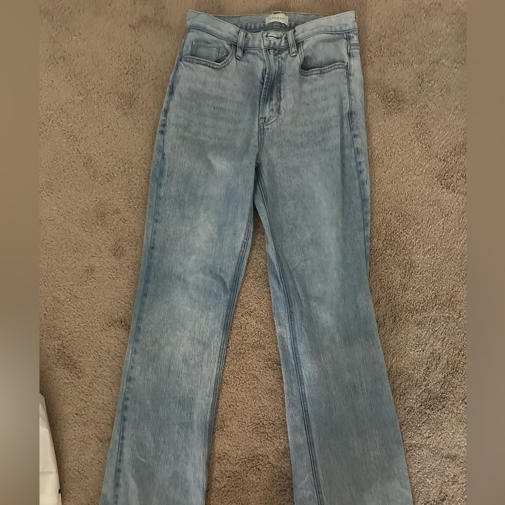 light blue jeans